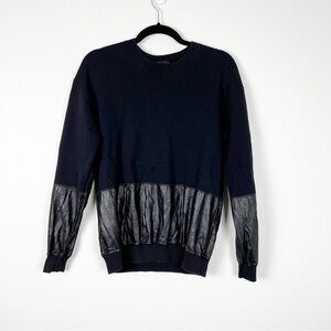 ARITZIA Wilfred Free Long‎ Sleeve Pullover Black Sz S
